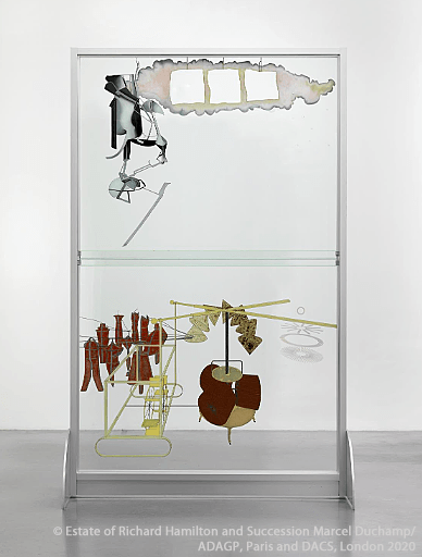 マルセル・デュシャン　大ガラス Marcel Duchamp The Bride Stripped Bare by Her Bachelors, Even (The Large Glass) 